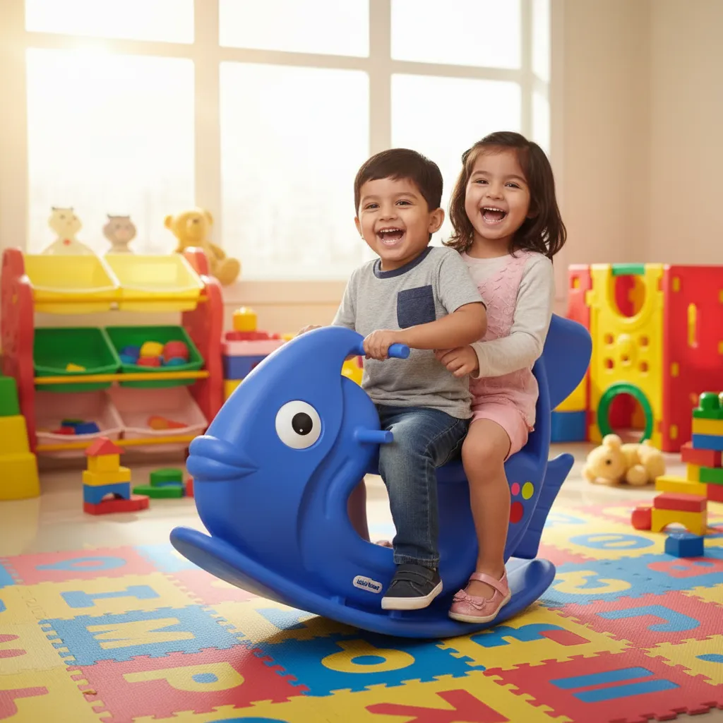 Blue Dolphin Fish Rocker