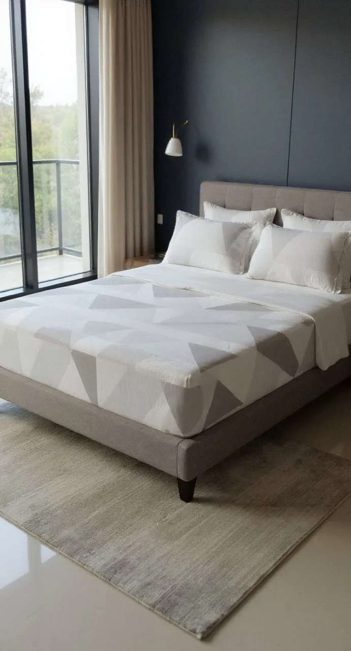 Geometric Bedspread Set
