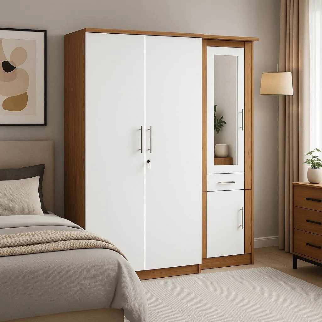 Contemporary Wooden Wardrobe