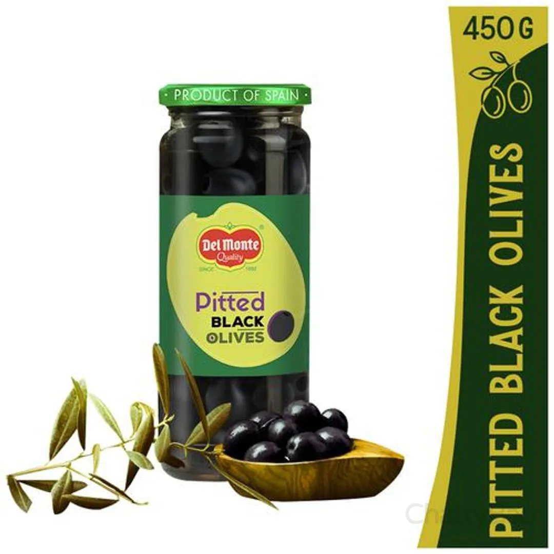 Del Monte Black Pitted Olives 450 g
