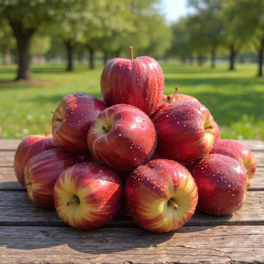 Fresh Red Apples