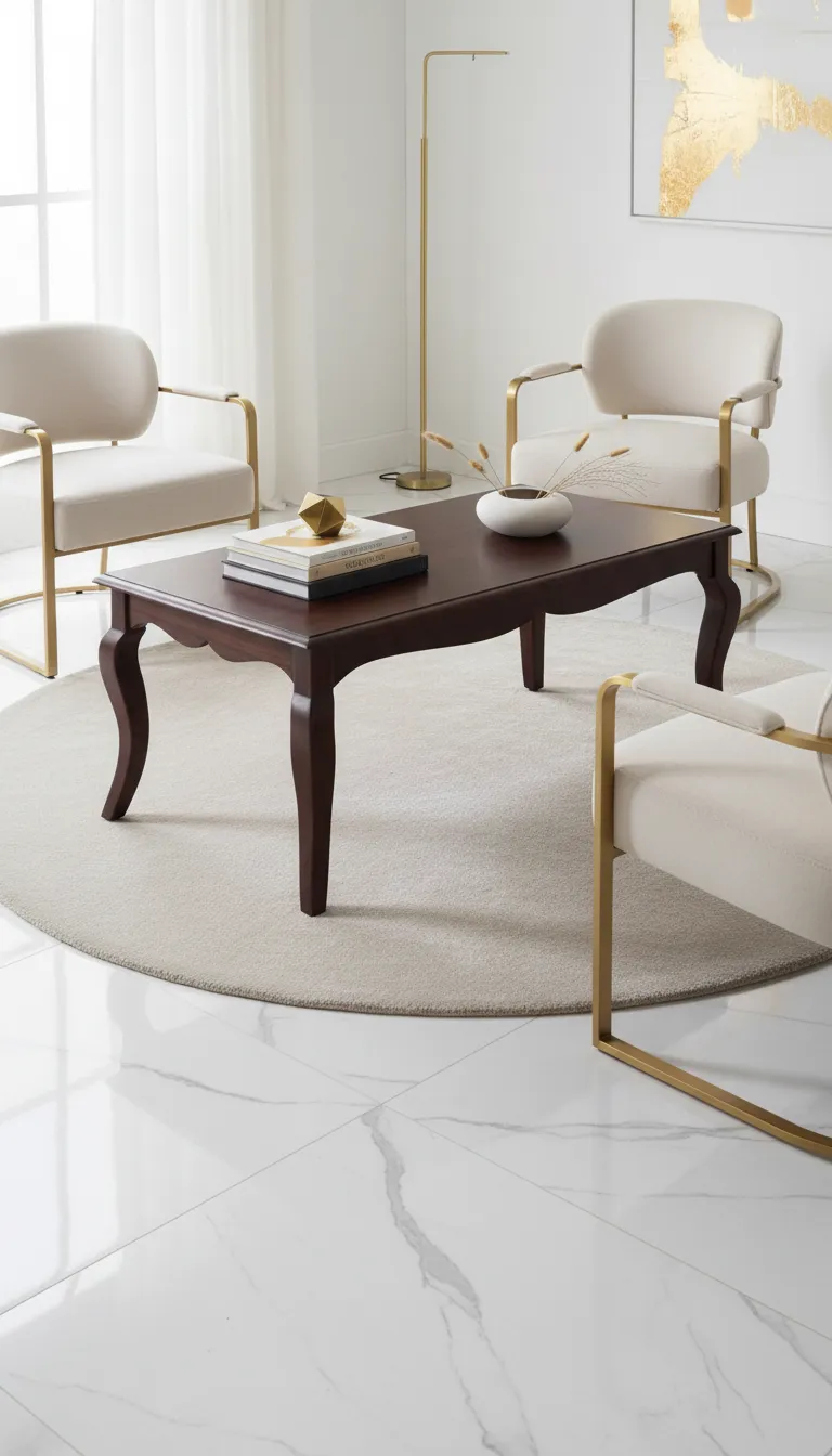 Elegant Wooden Coffee Table