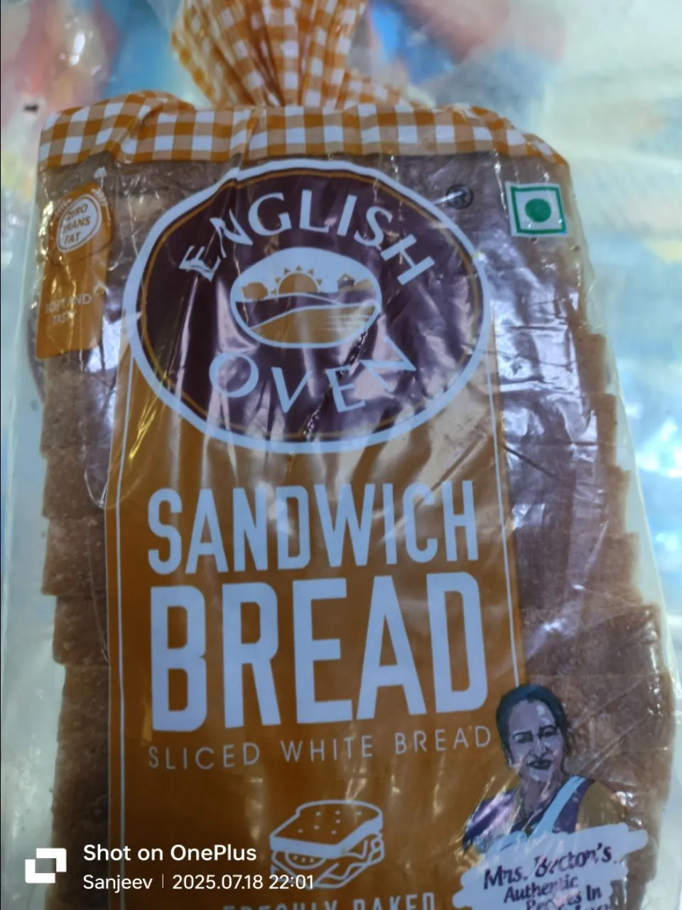 English Oven Sandwich Bread