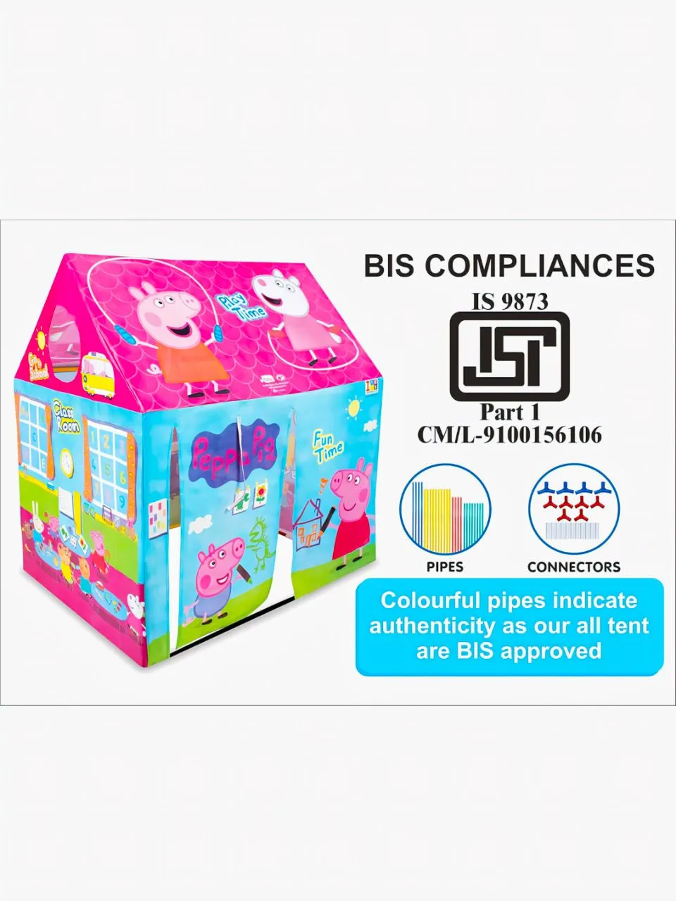 Peppa Pig Play Tent HOUSE view 4