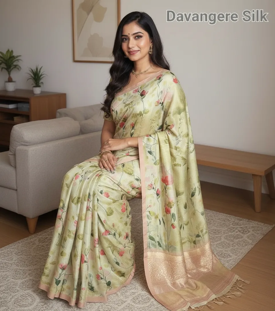 Floral Muslin Silk view 4