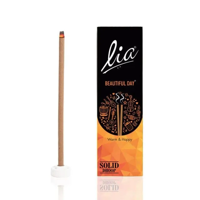 Lia Beautiful Day Warm & Happy Solid Dhoop 24 N