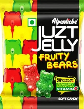 Alpenliebe Juzt Jelly Fruity Bears 23 g