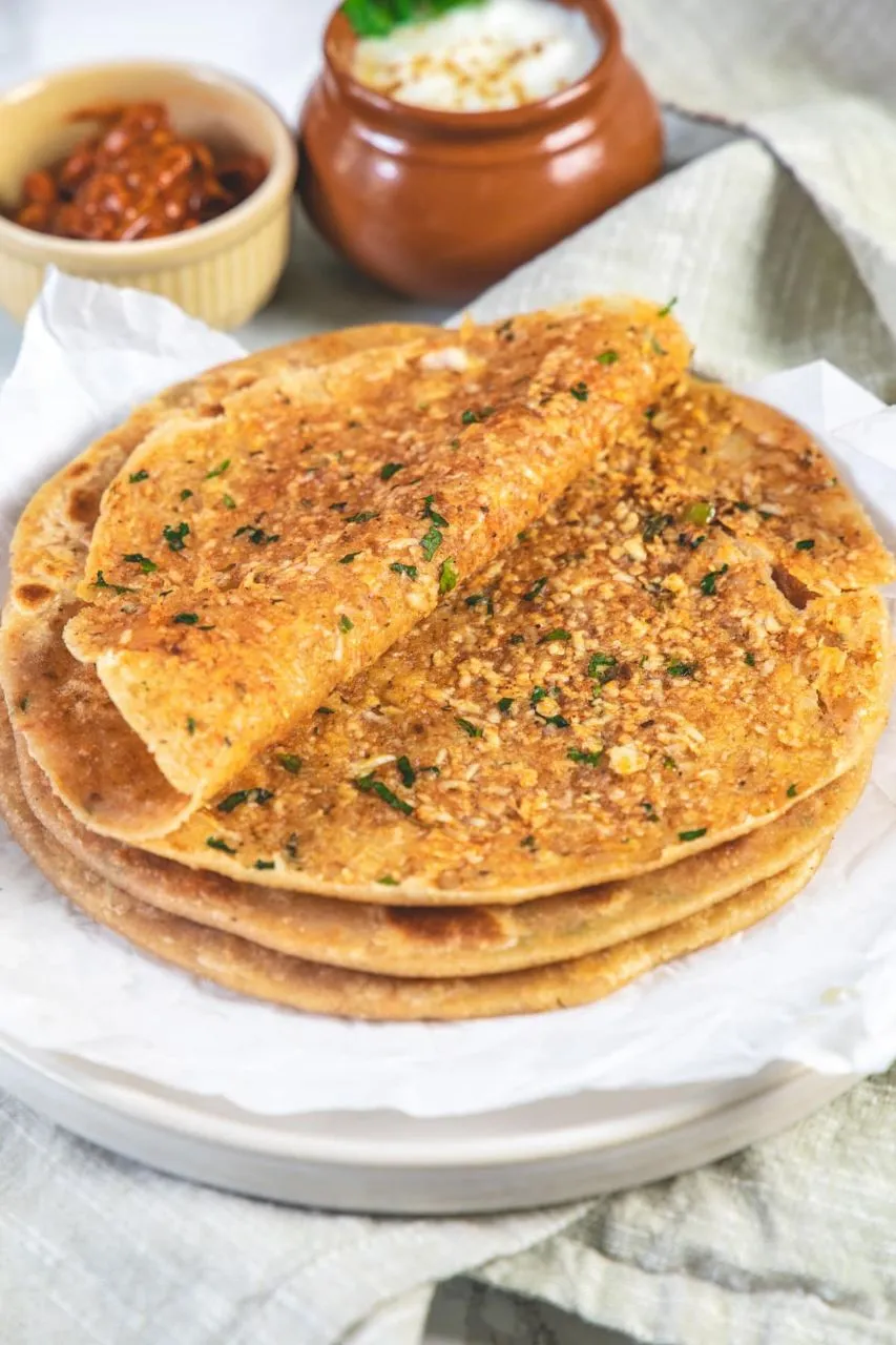 Paneer  Paratha Dahi Combo