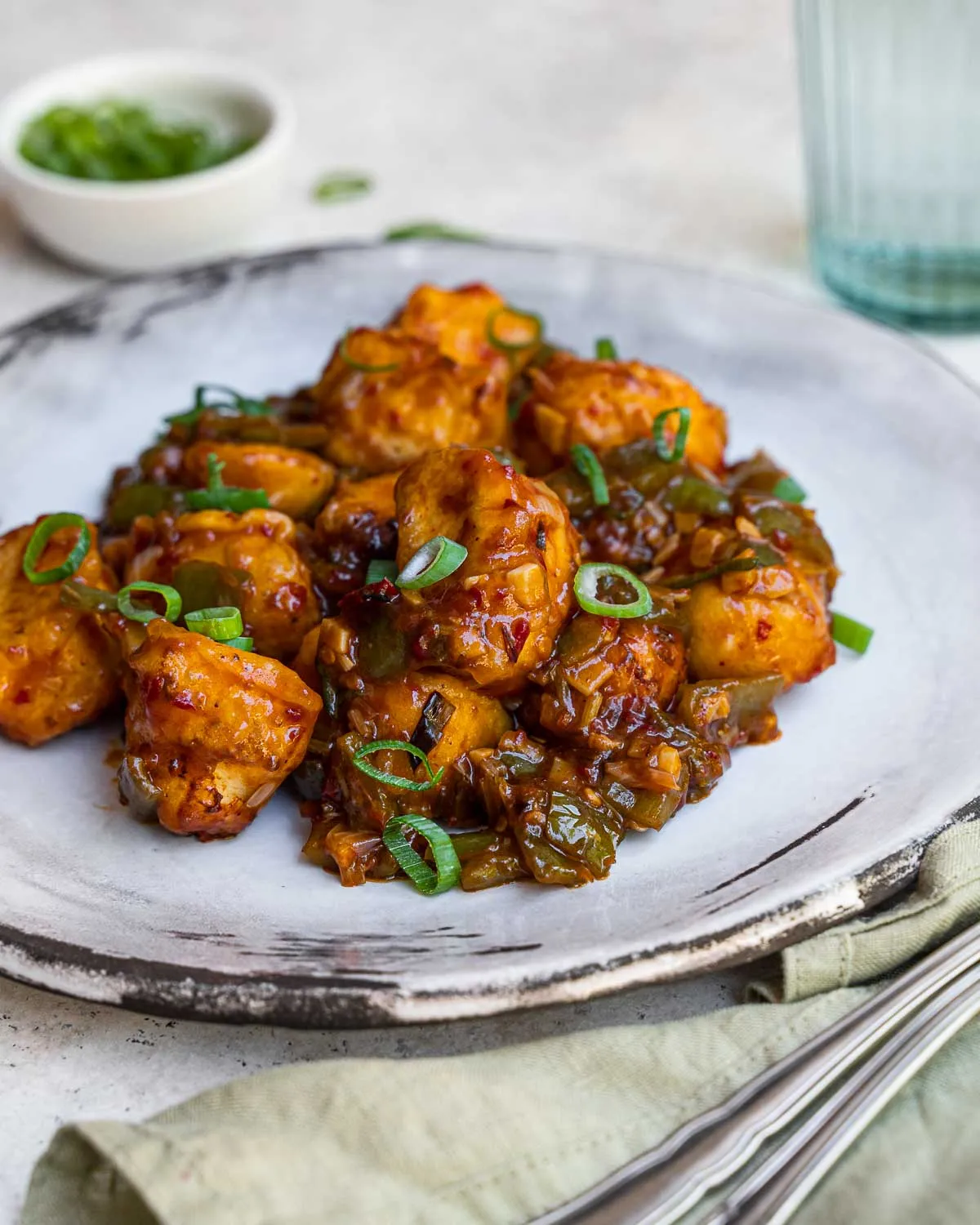 Paneer Manchurian Dry