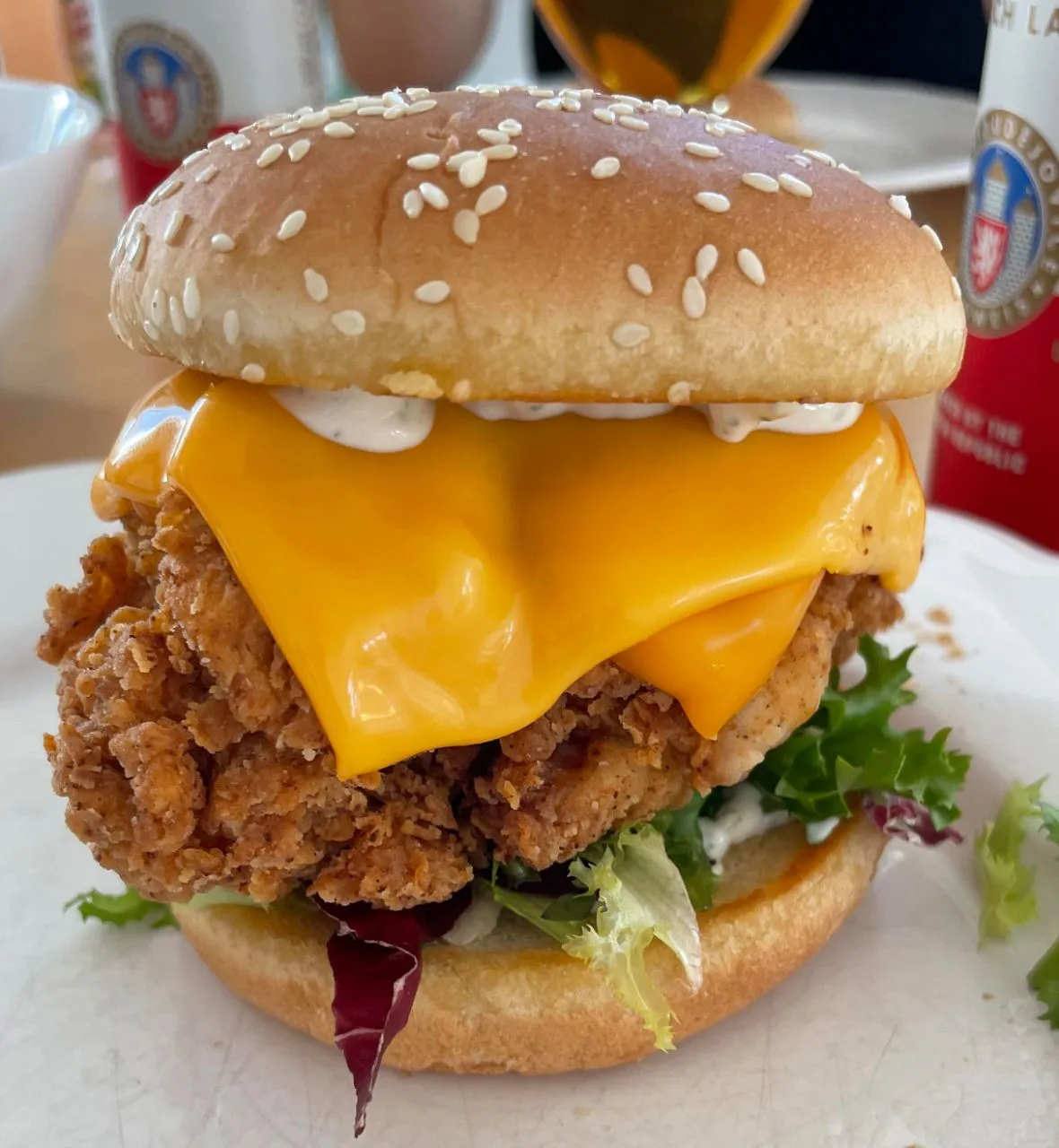 Special Cheese Crunchy Burger