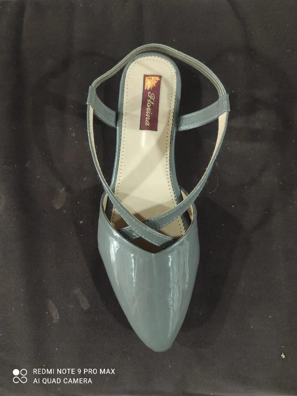 Drish Blue Slingback Heels