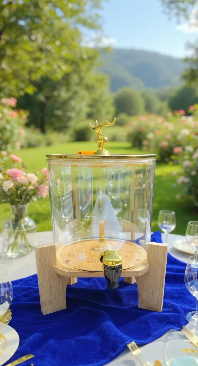 Golden Deer Beverage Dispenser