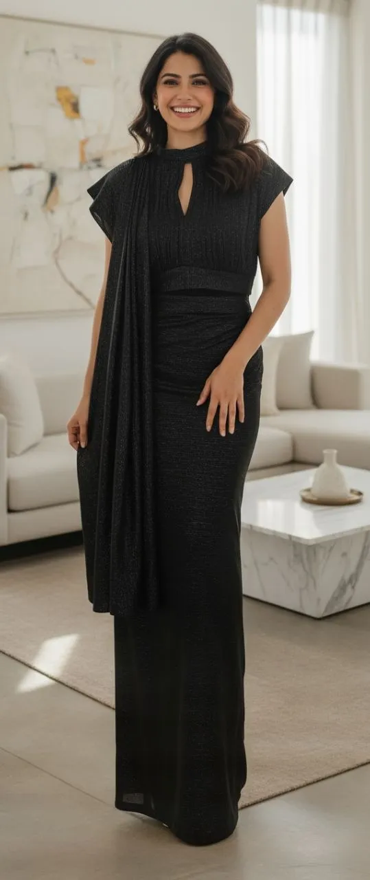Karigari Elegant Black Gown