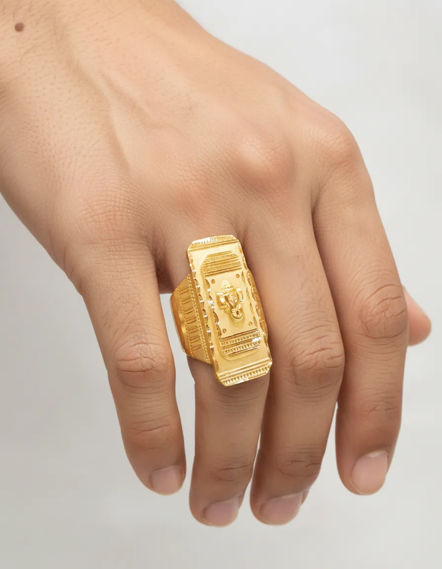 Gold Gents Ring
