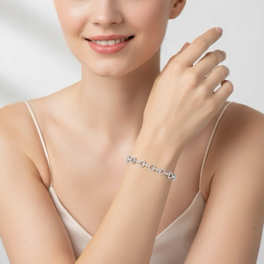 Shimmer & Shine Silver Bracelet