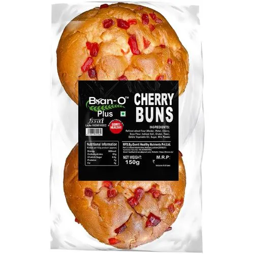 Bran O Cherry Buns 2 Pieces 150 g