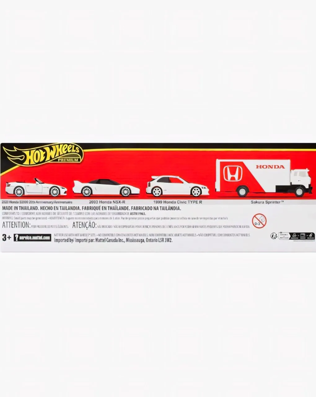 Hot Wheels Honda 50th Anniversary Set view 4