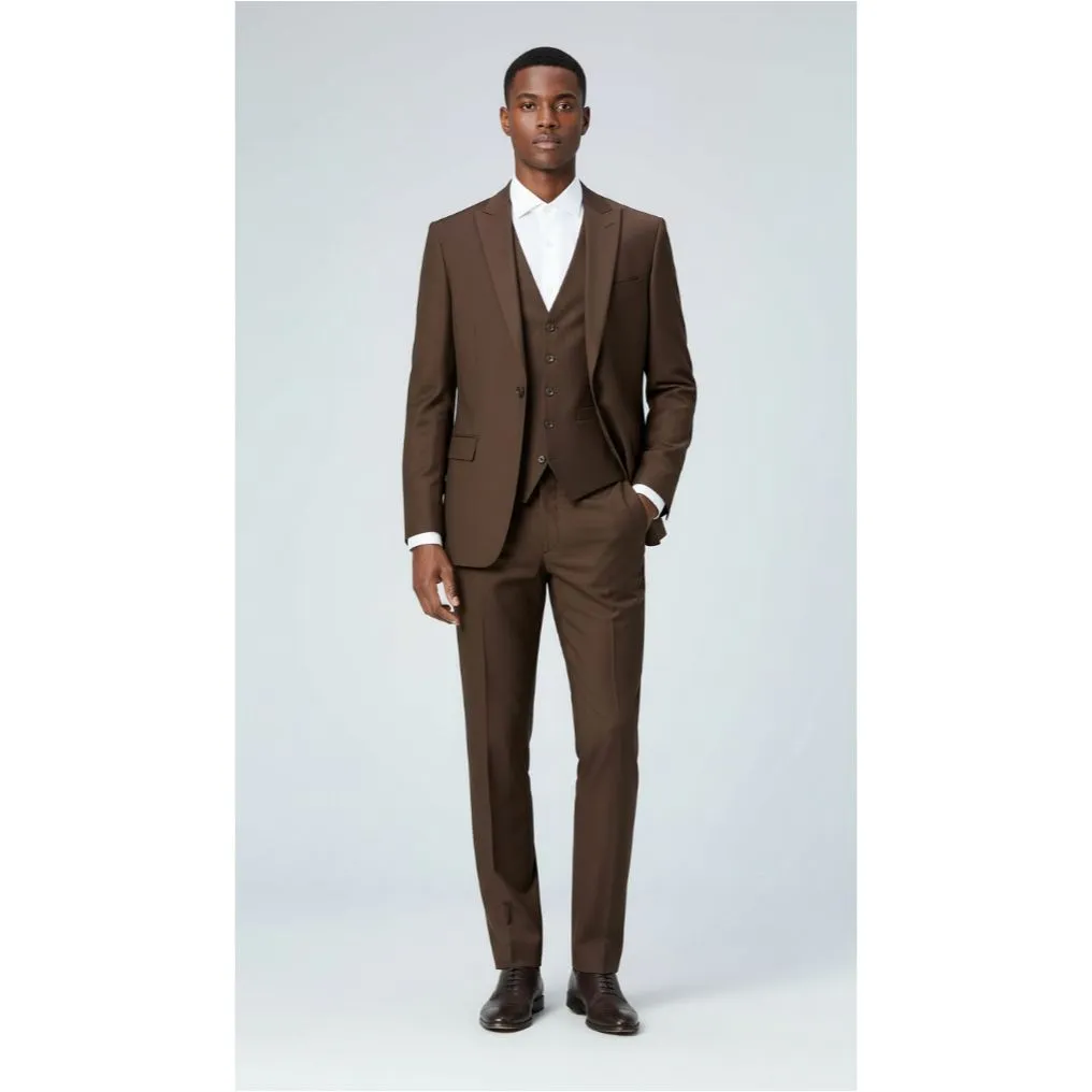 Dark Brown Fabric Material