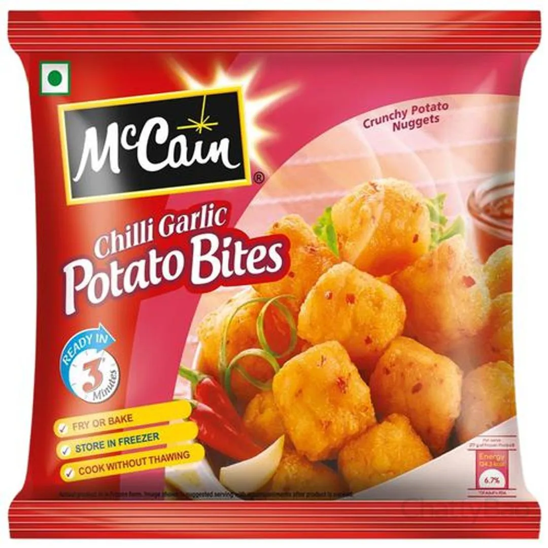 McCain Chilli Garlic - Potato Bites Crunchy Potato Nuggets 420 g