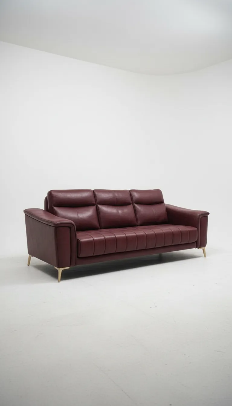 Leather 3 Seater Sofa