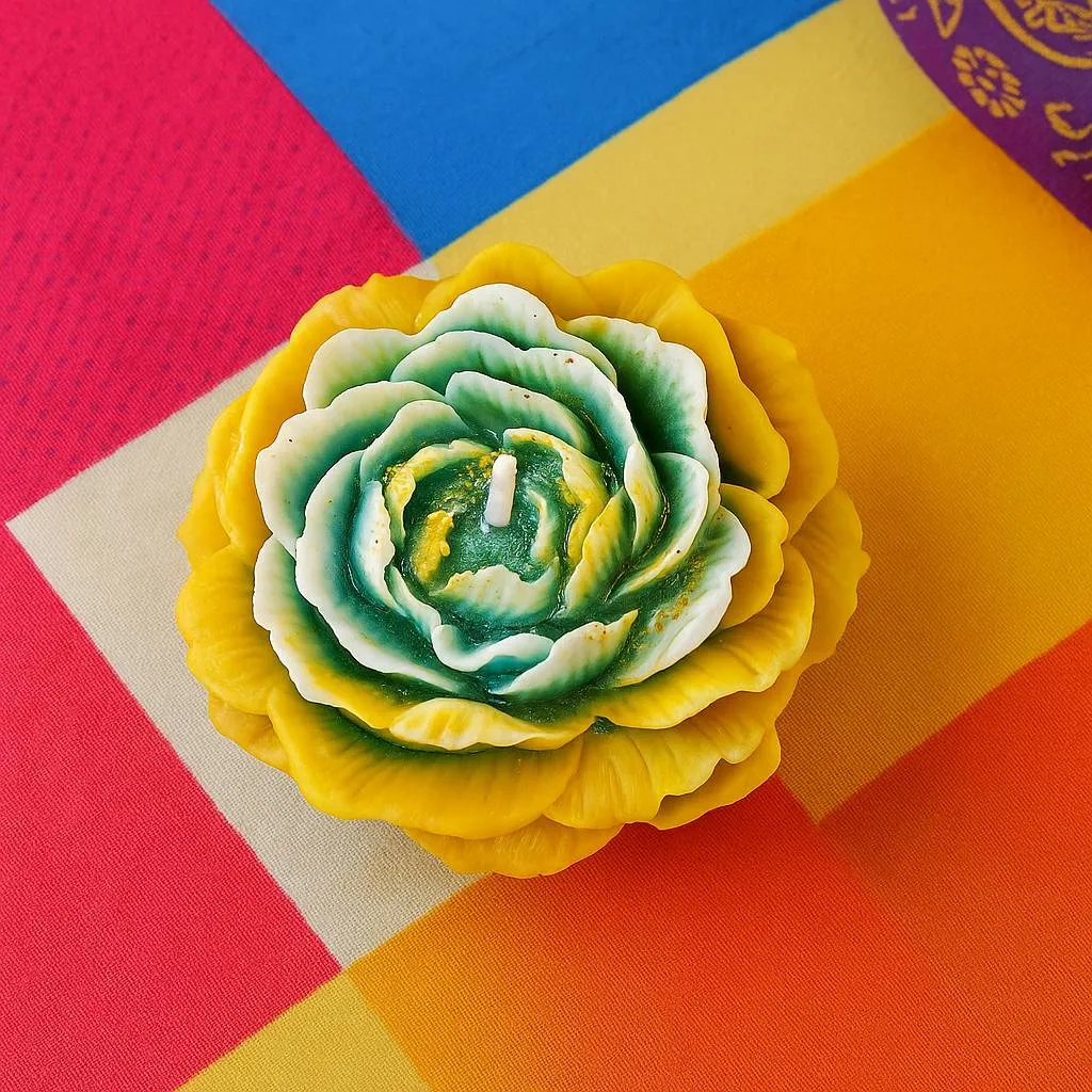 Decorative Lotus Candle