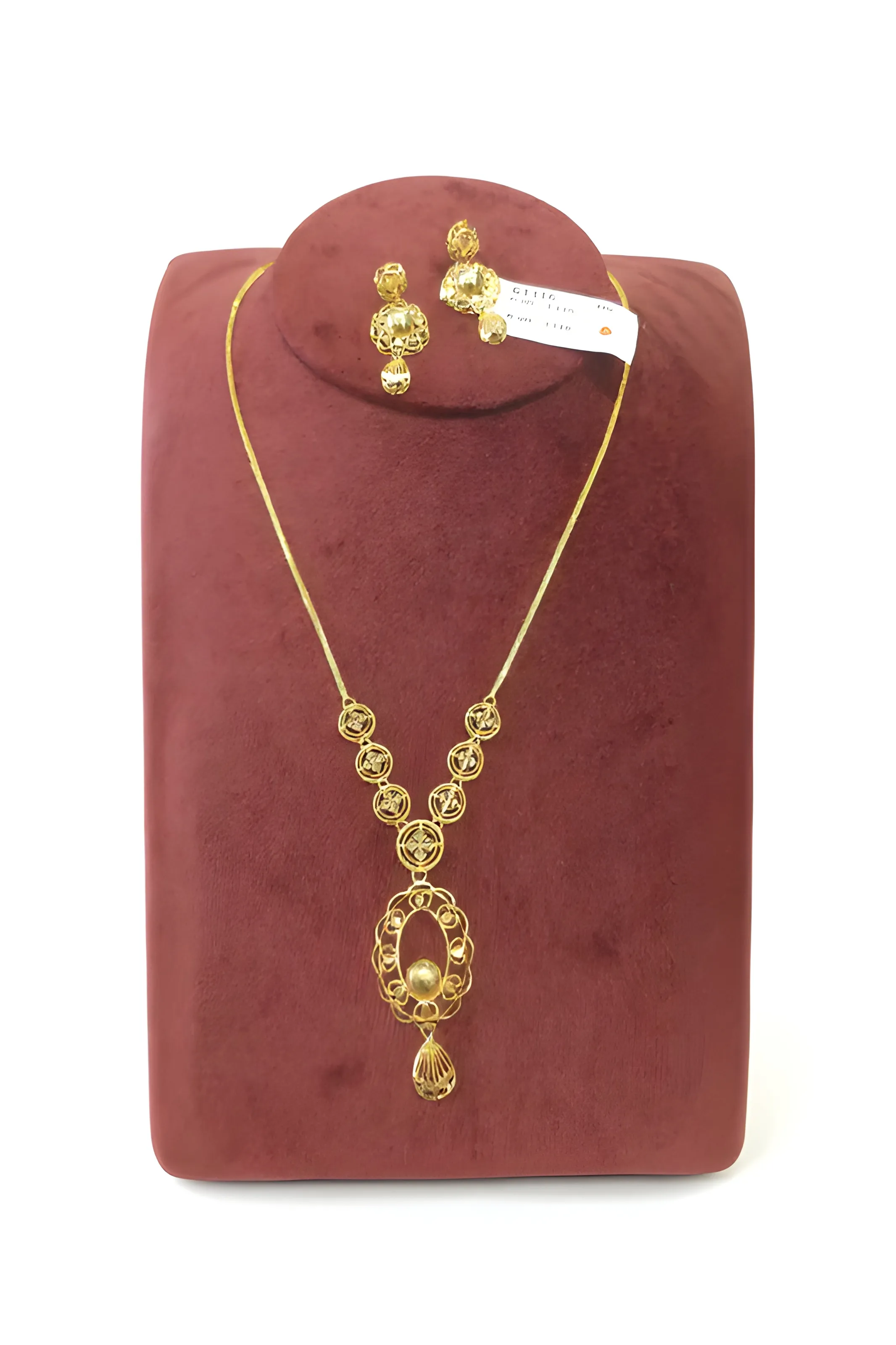 Gold  Pandent Set