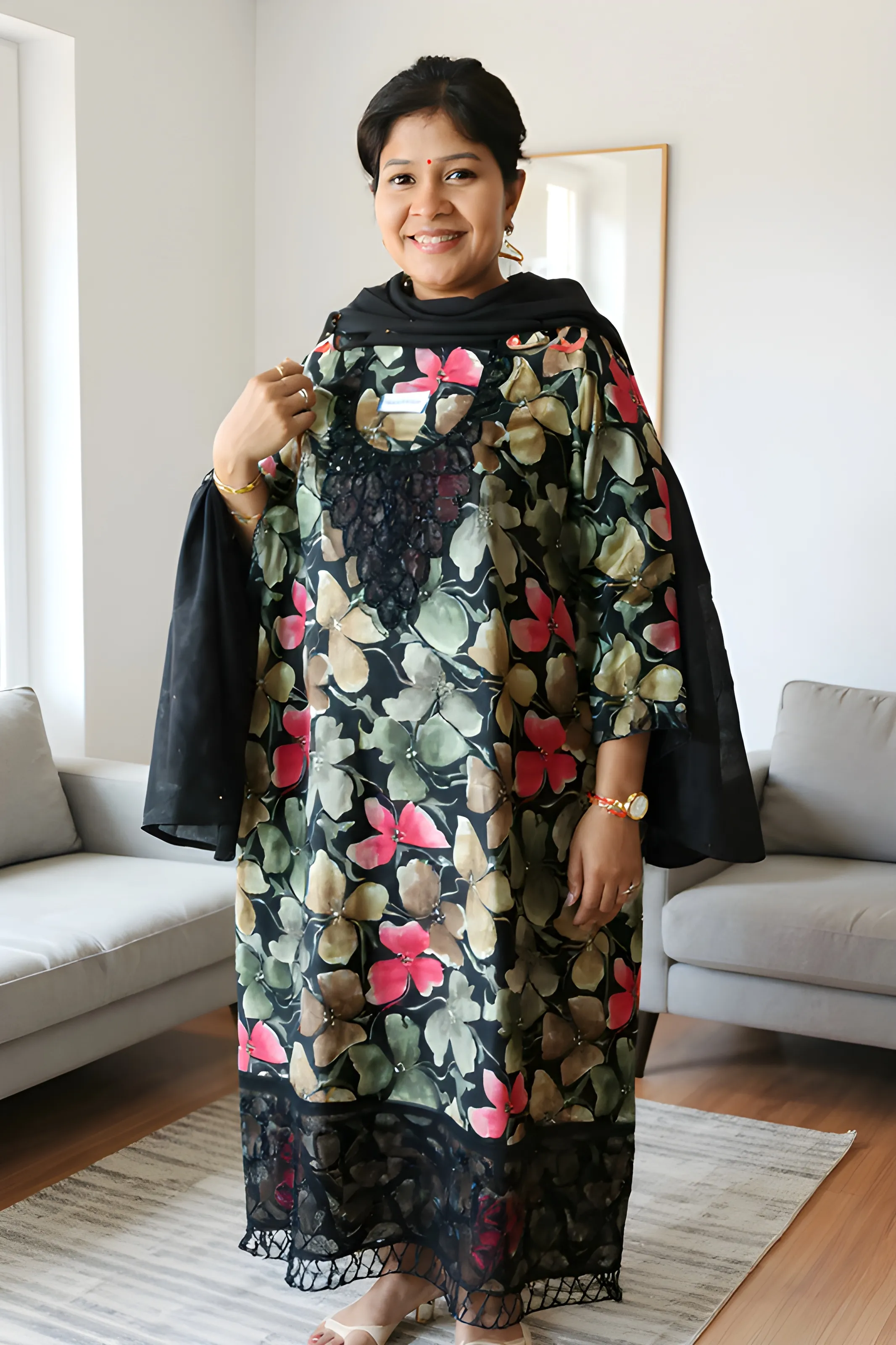 Sequin Embellished Unstitched Suite