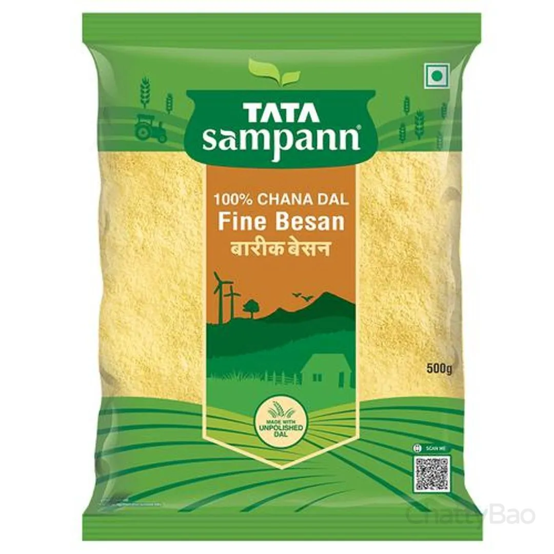 Tata Sampann Fine Besan 100% Chana Dal 500 g 