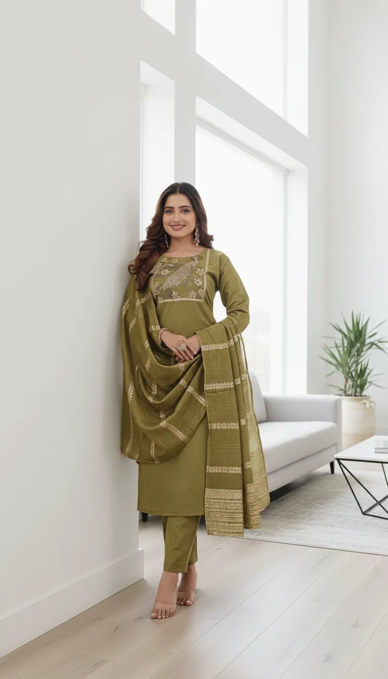 Embroidered Salwar Suit
