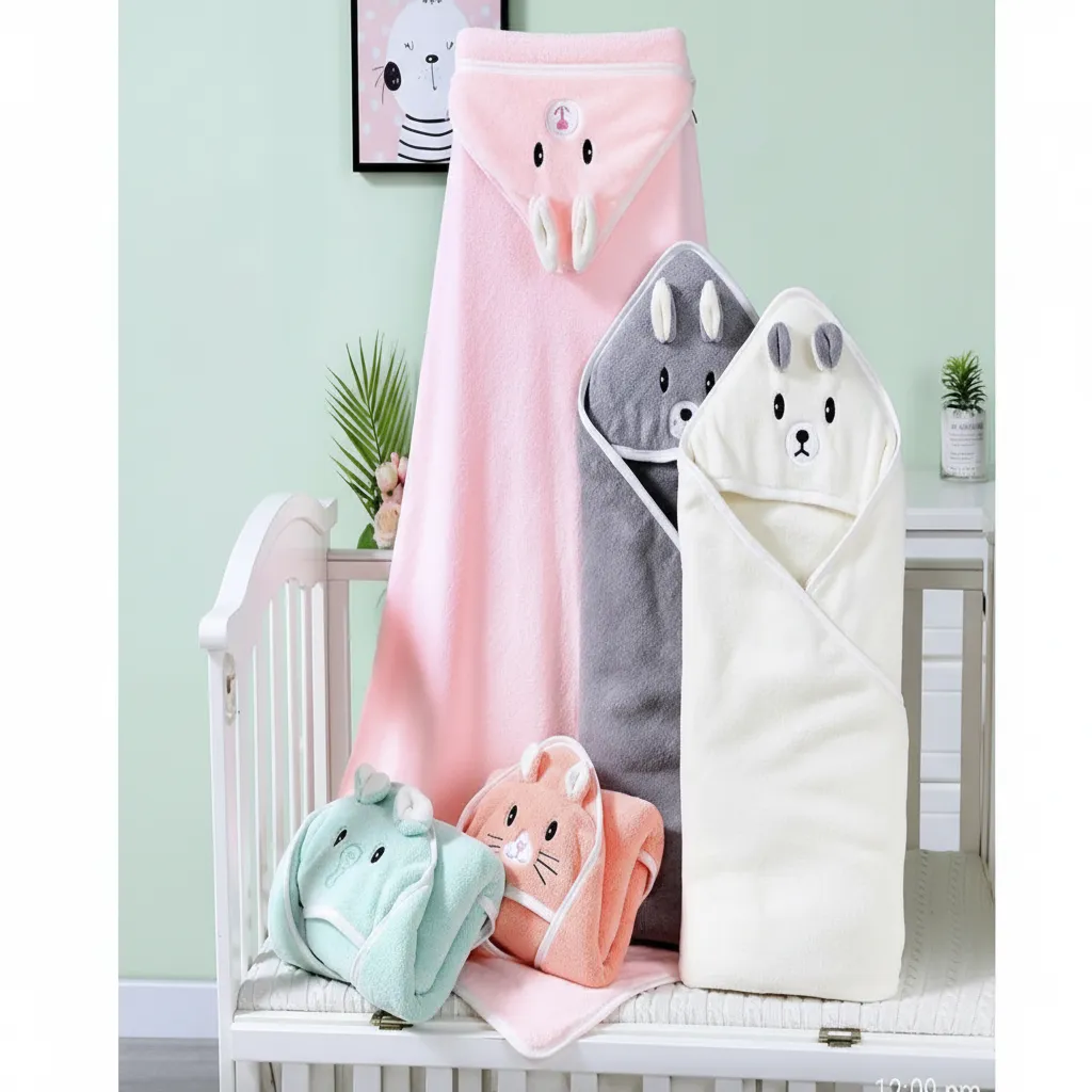 Animal Hooded Baby Towels