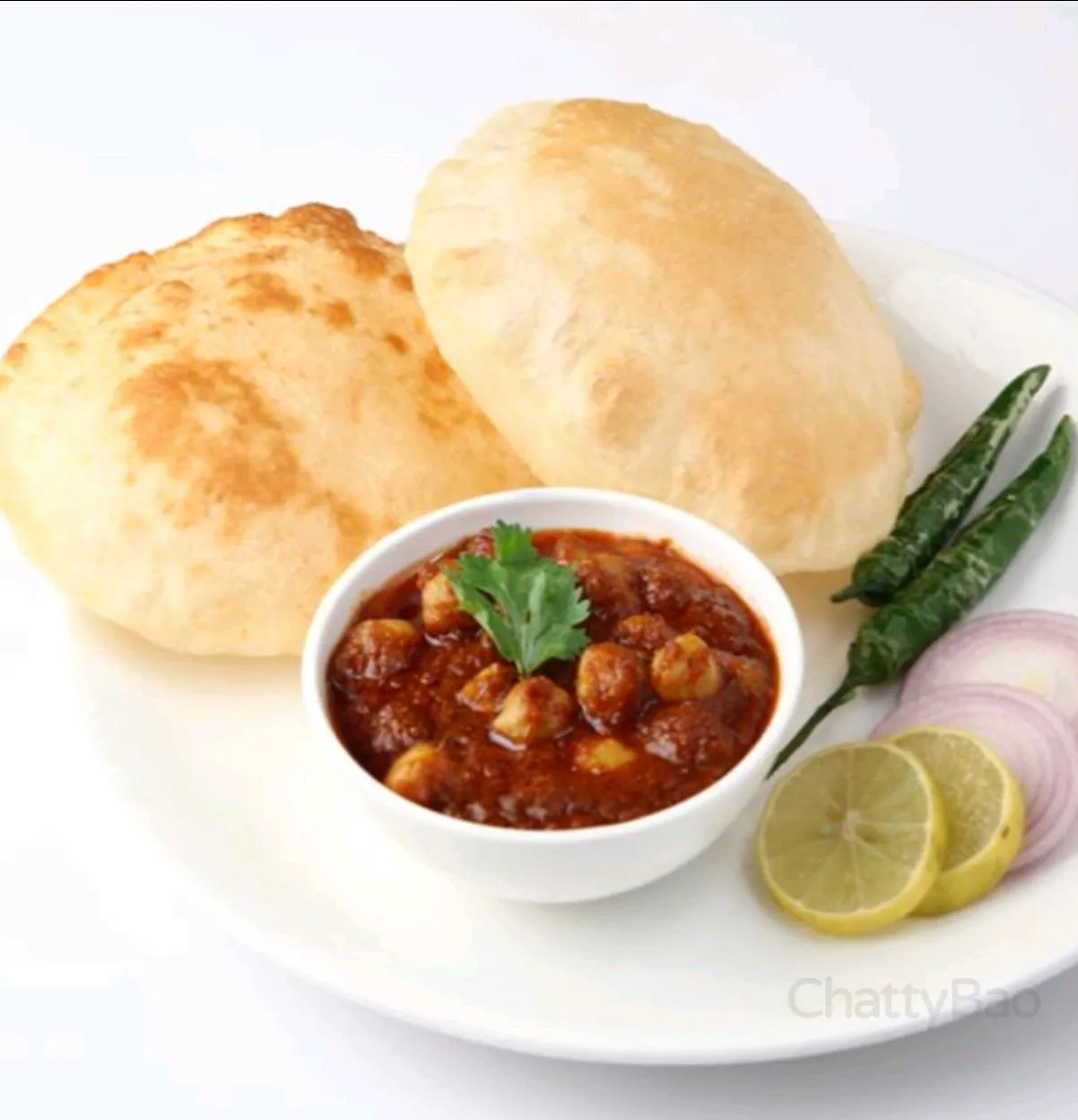 Chole Bhature 2pcs