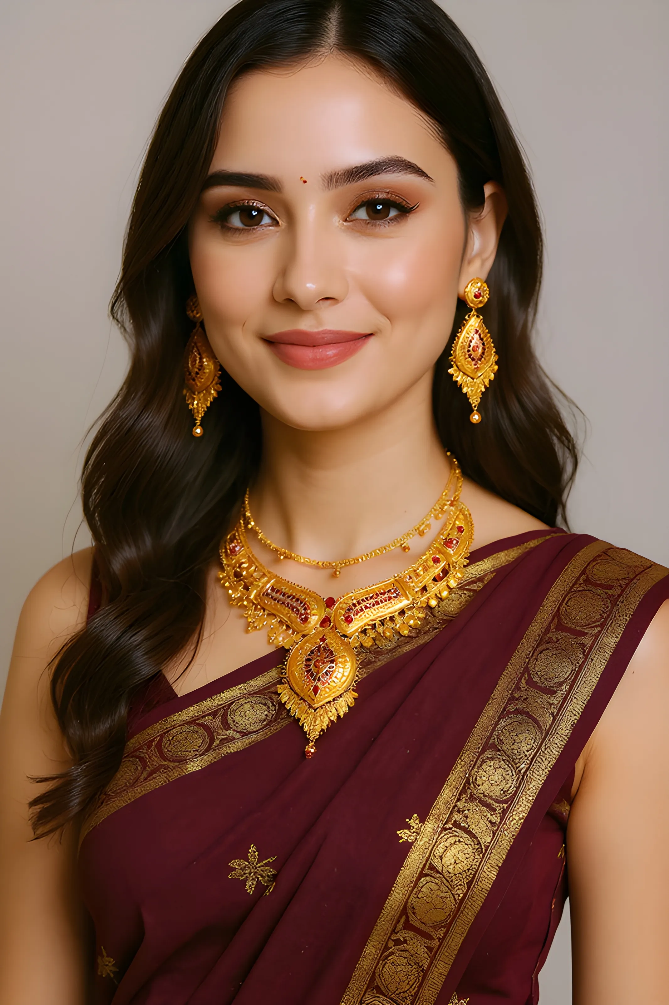Gold Necklace Set Women