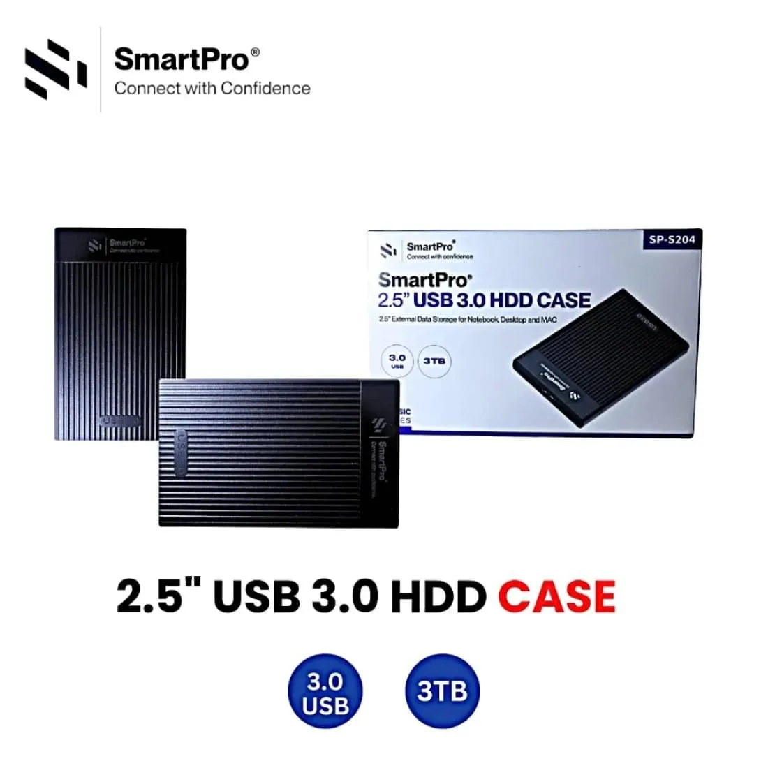 SmartPro 2.5" USB 3.0 HDD Case