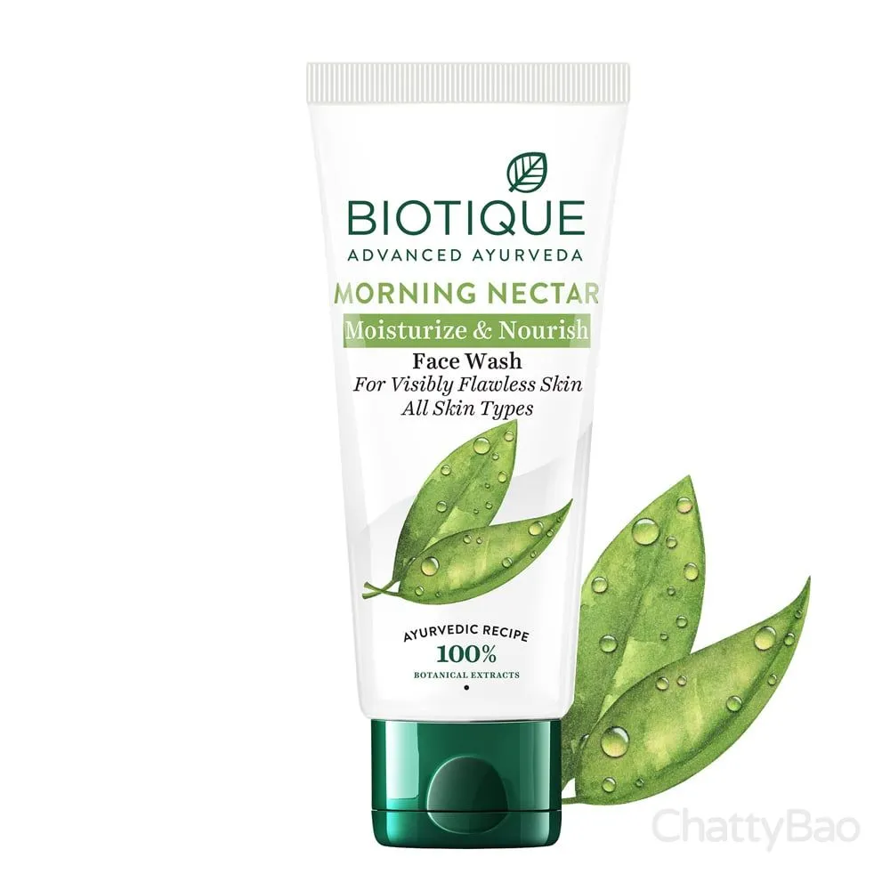 Biotique Morning Nectar Moisturize & Nourish Face Wash 100 ml
