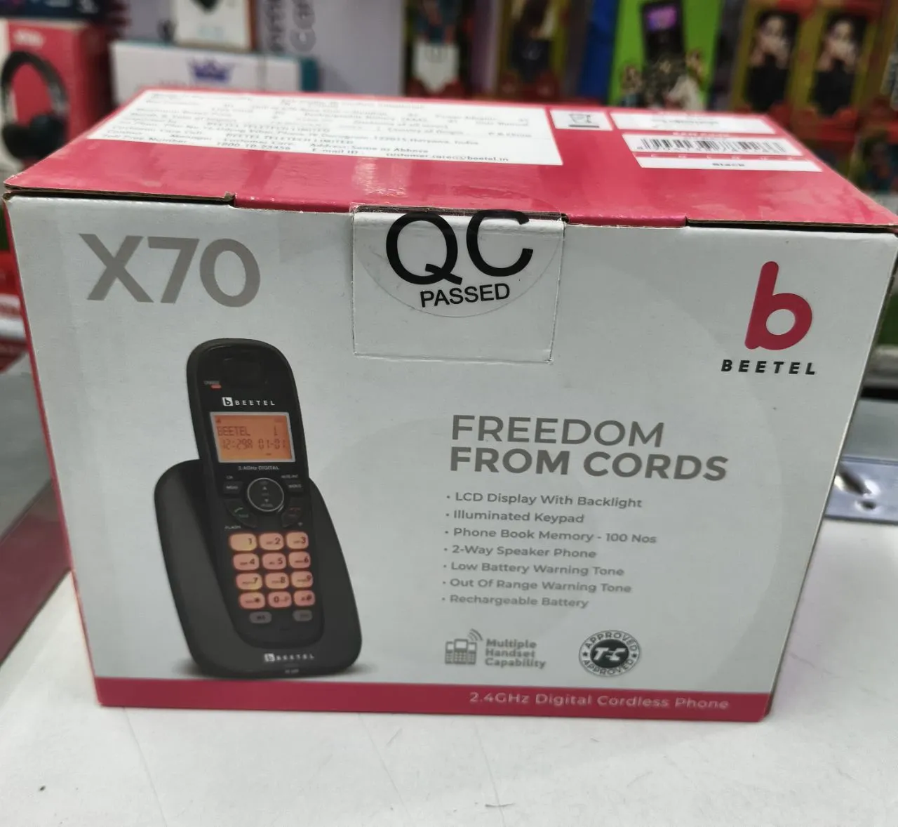 Beetel X70 Cordless Phone