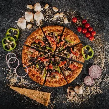 Farmfresh Onion capsicum Tomoto With Garlied Mushroom