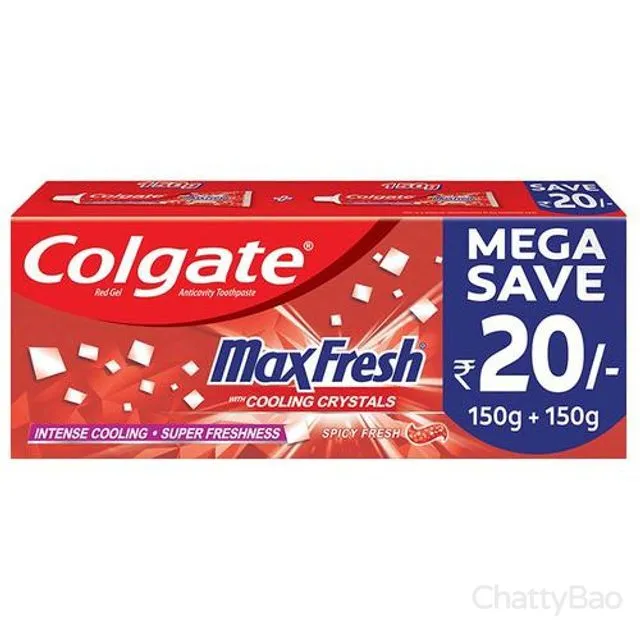 Colgate MaxFresh Toothpaste Cooling Crystals - Spicy Fresh 300 g