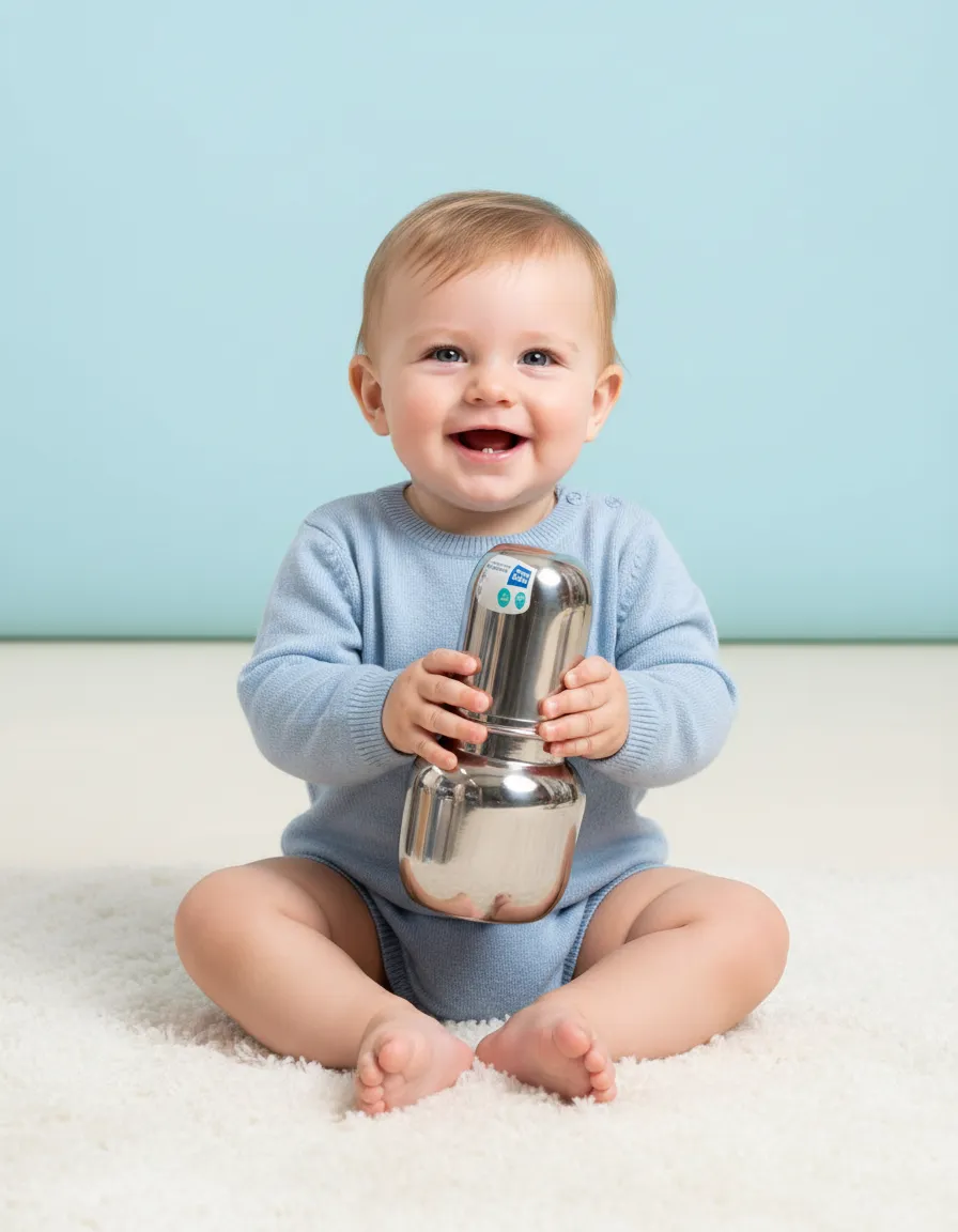 Mee Mee Premium Steel Feeding Bottle