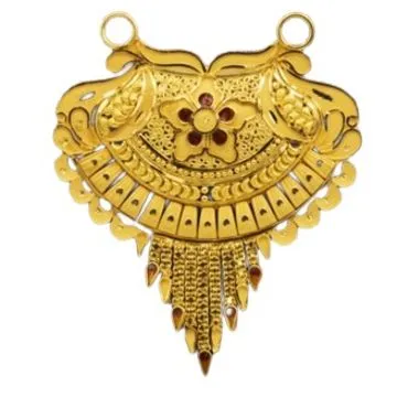Gold Filigree Pendant