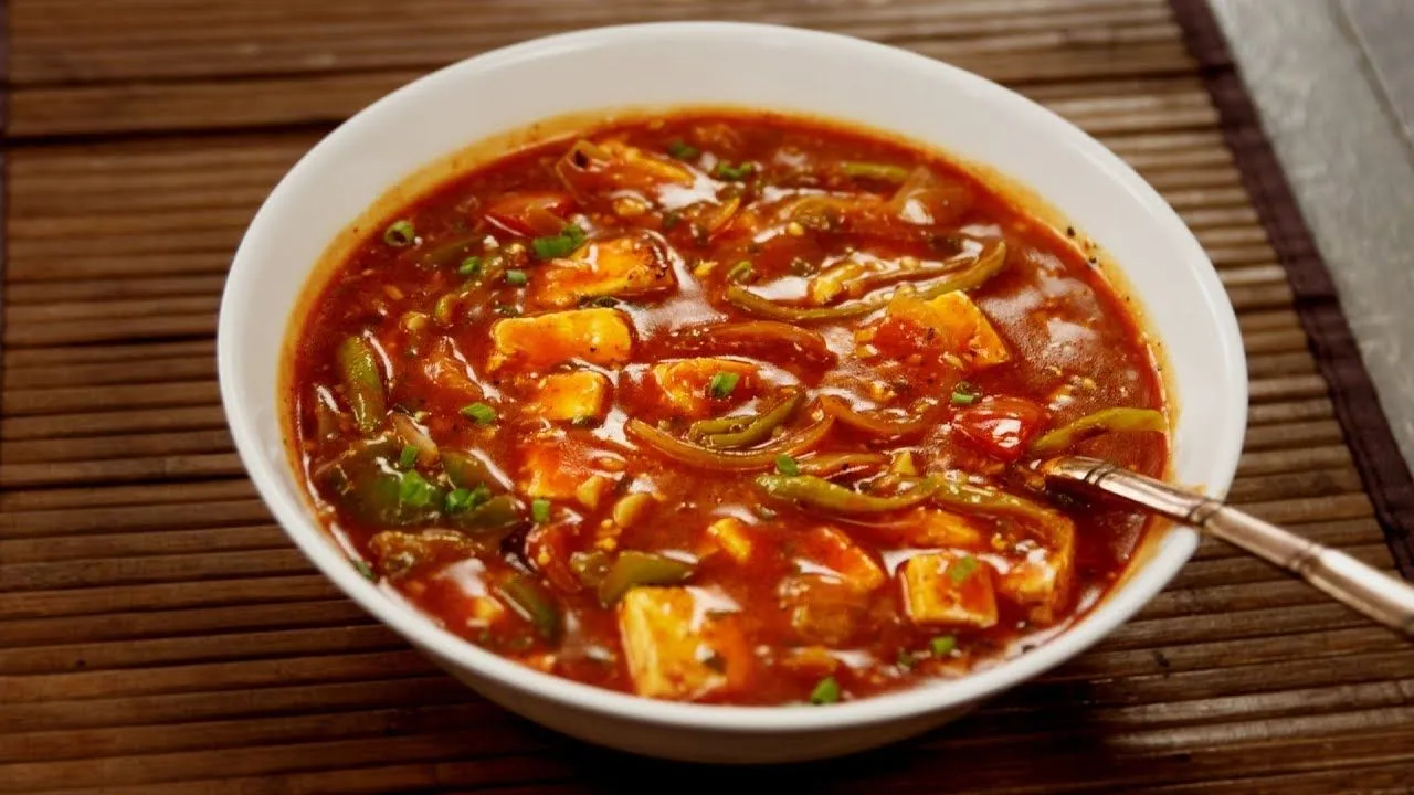 Chilli Paneer Gravy Full