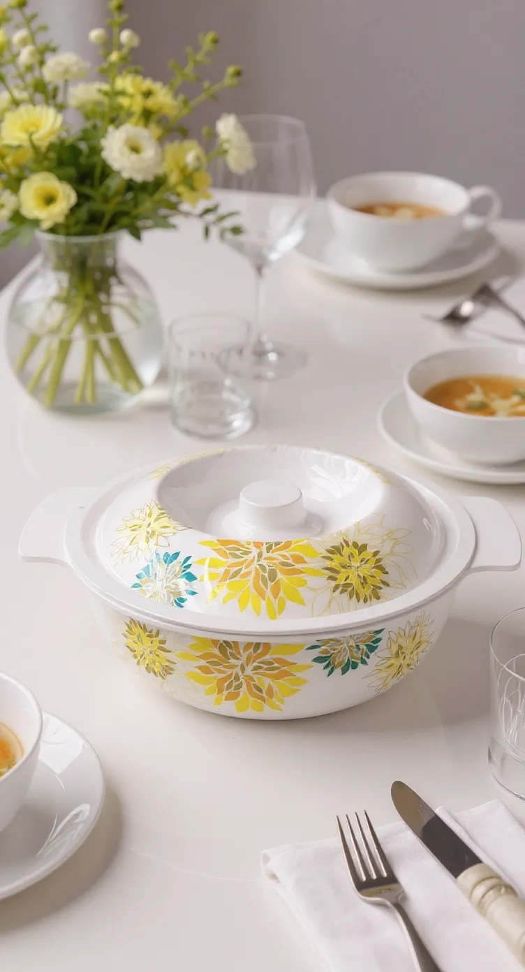 Floral Casserole Super Ware