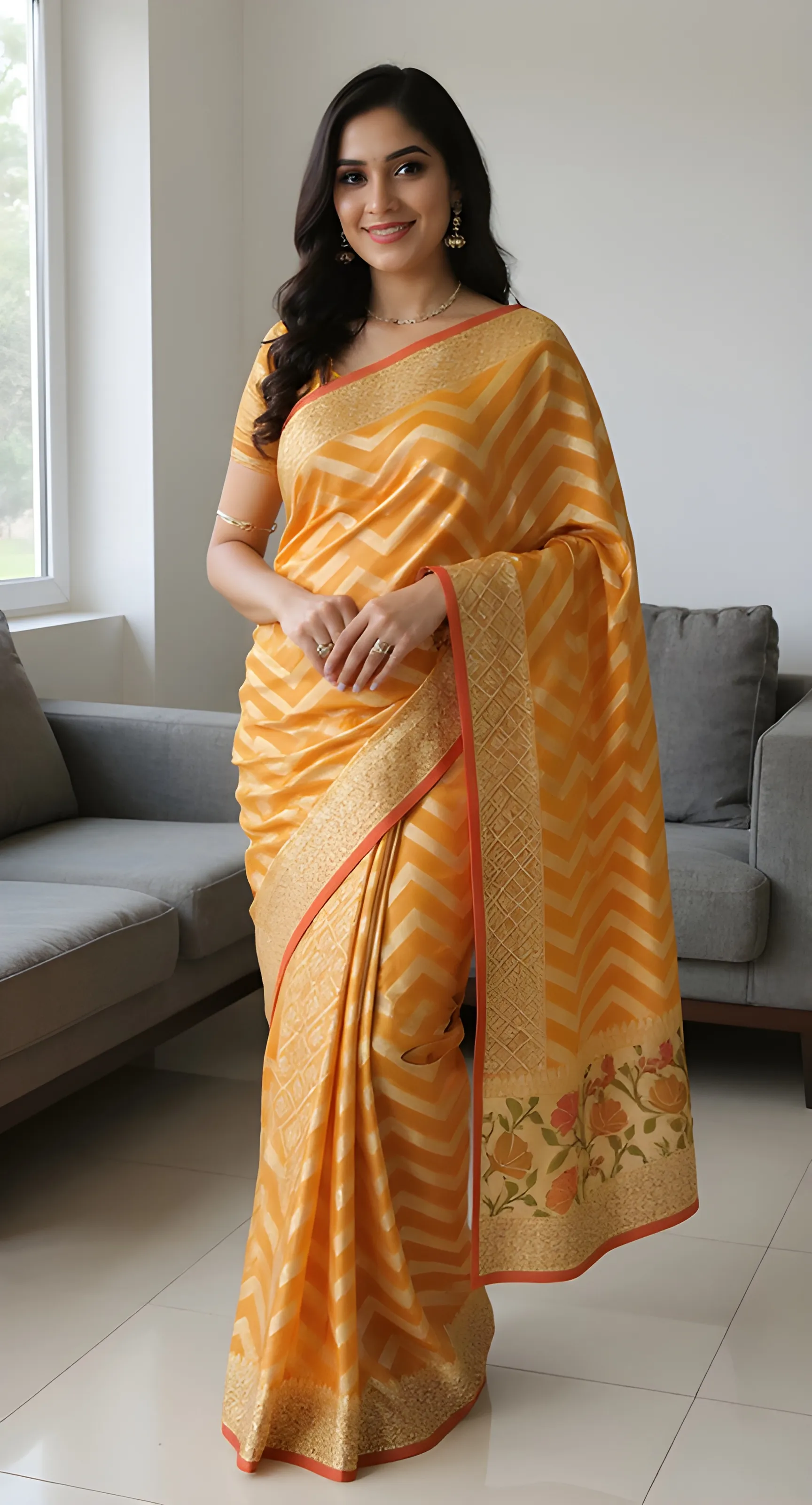 Paridhan Boutique Geometric Saree
