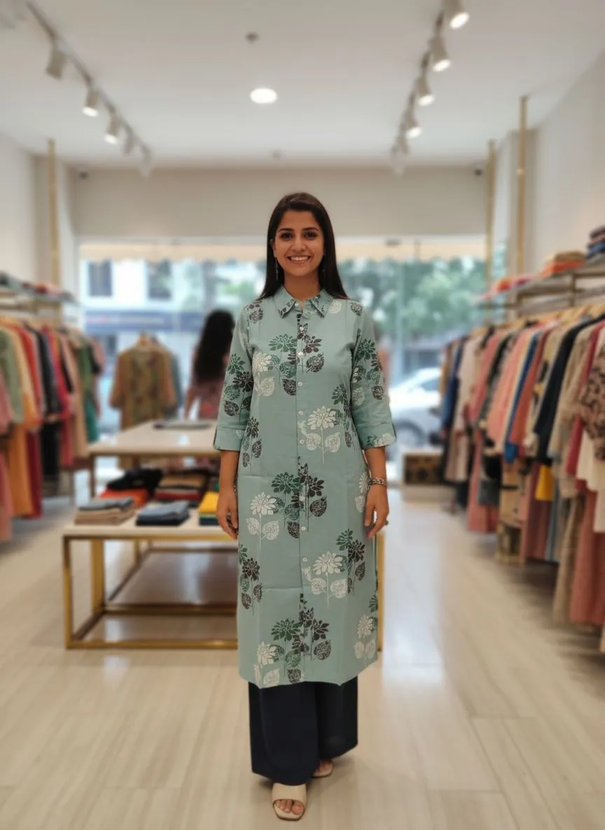 Floral Printed Kurti