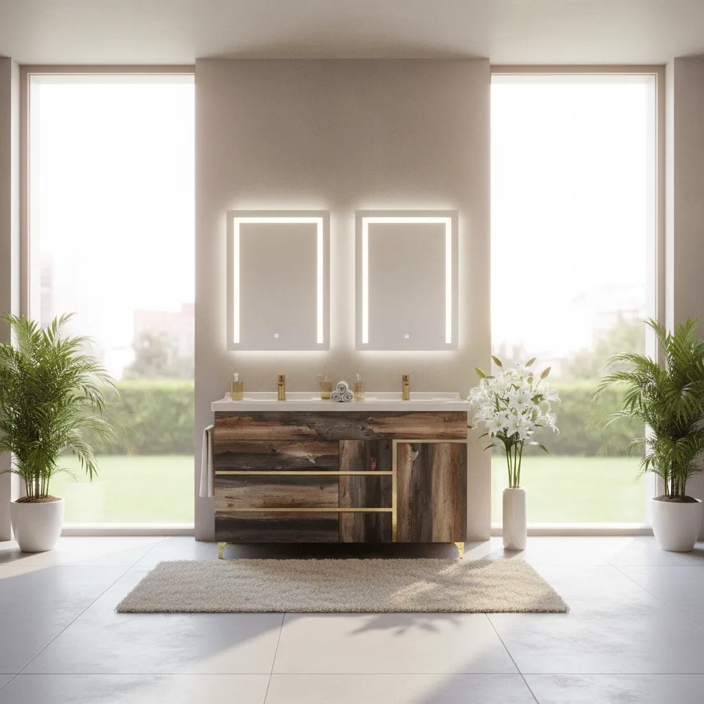Reclaimed Wood Bathroom Vanity