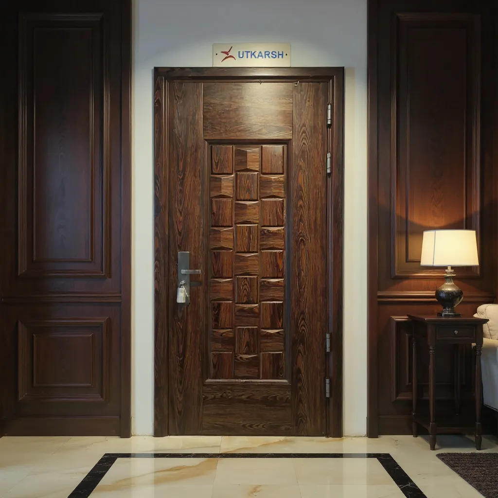 Elite Steel Premium Wooden look Door