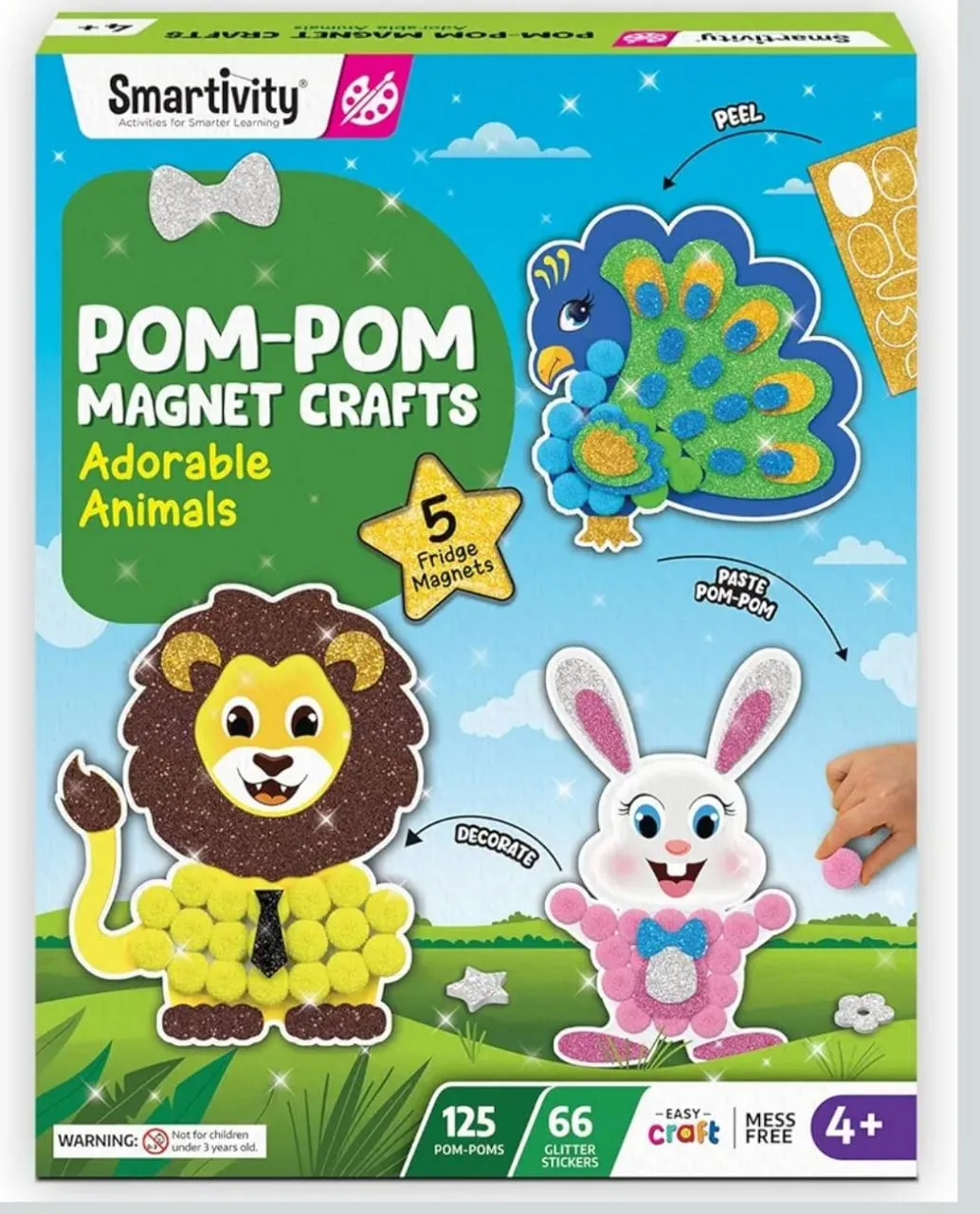 Smartivity Pom-Pom Magnet Crafts