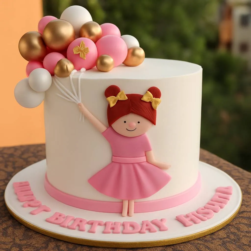 Ballerina Birthday Cake
