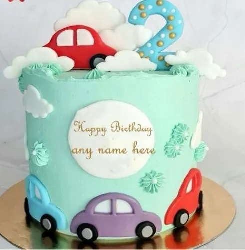 Car Themed Birthday Cake
