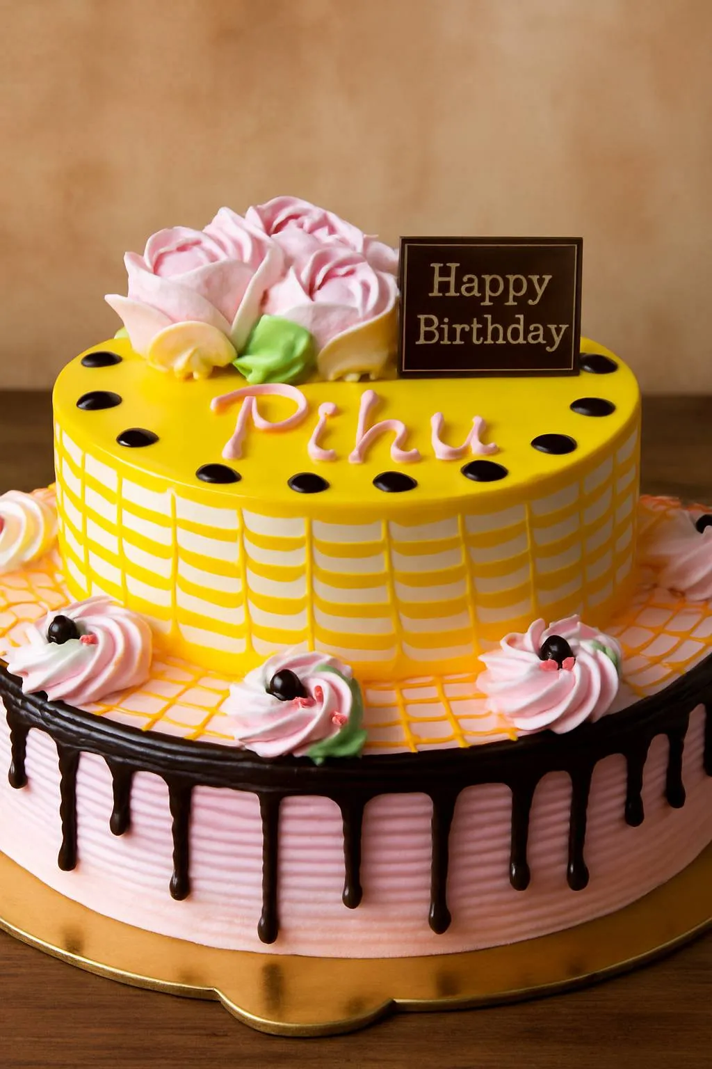 Tiered Birthday Cake 2 Kg