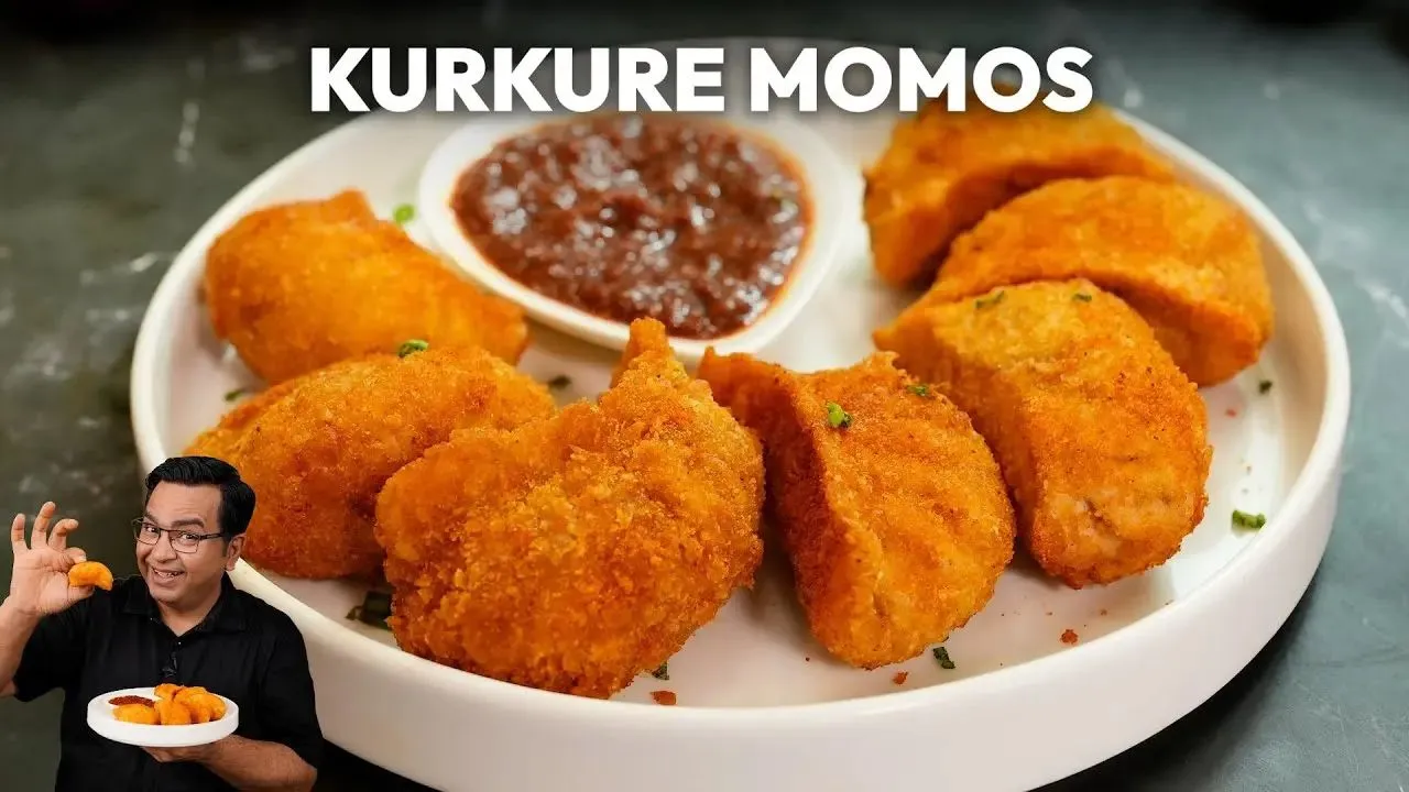 Veg Kurkure Momos
